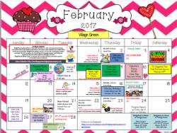 February Calendar (Updated!) 